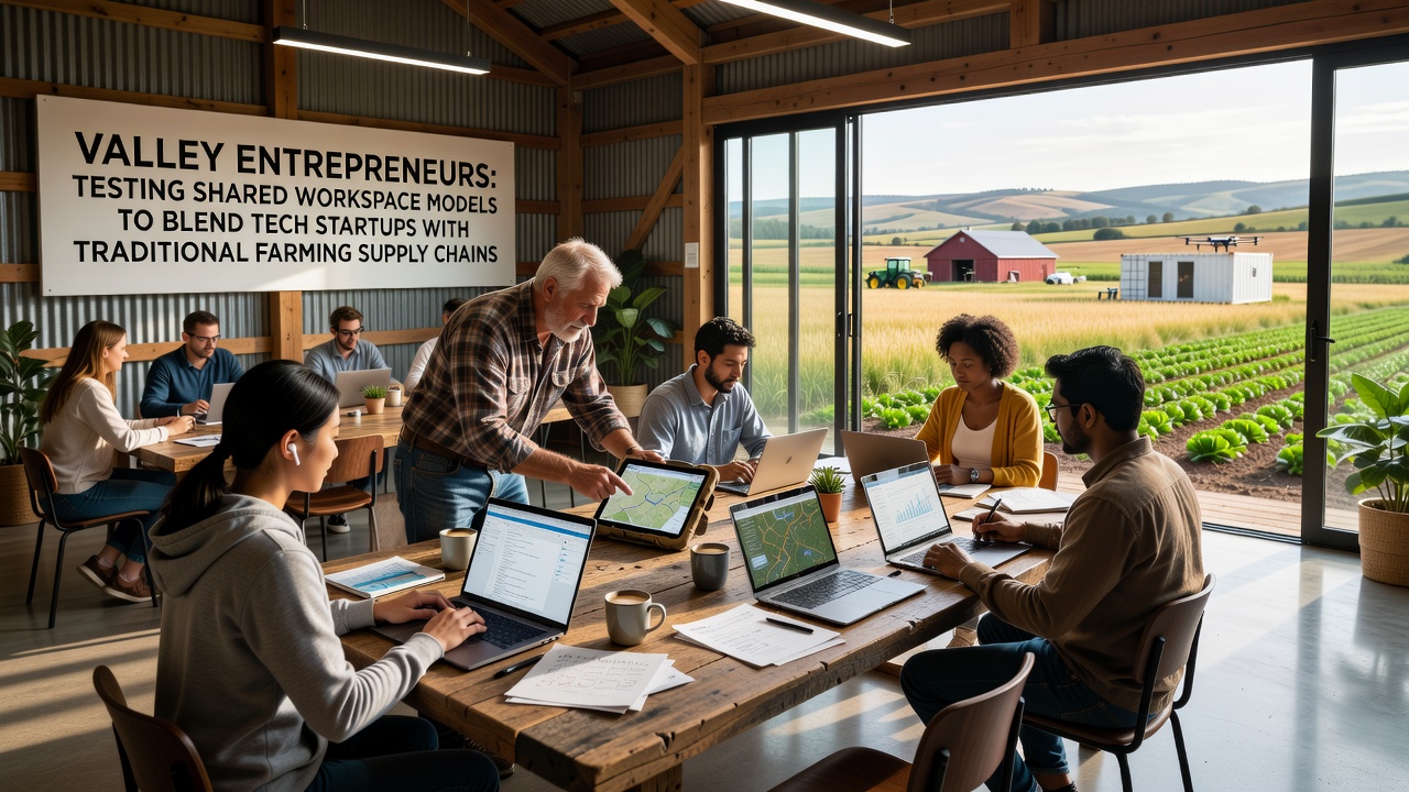 Valley Entrepreneurs Test Shared Workspace Models to Blend Tech Startups with Traditional Farming Supply Chains