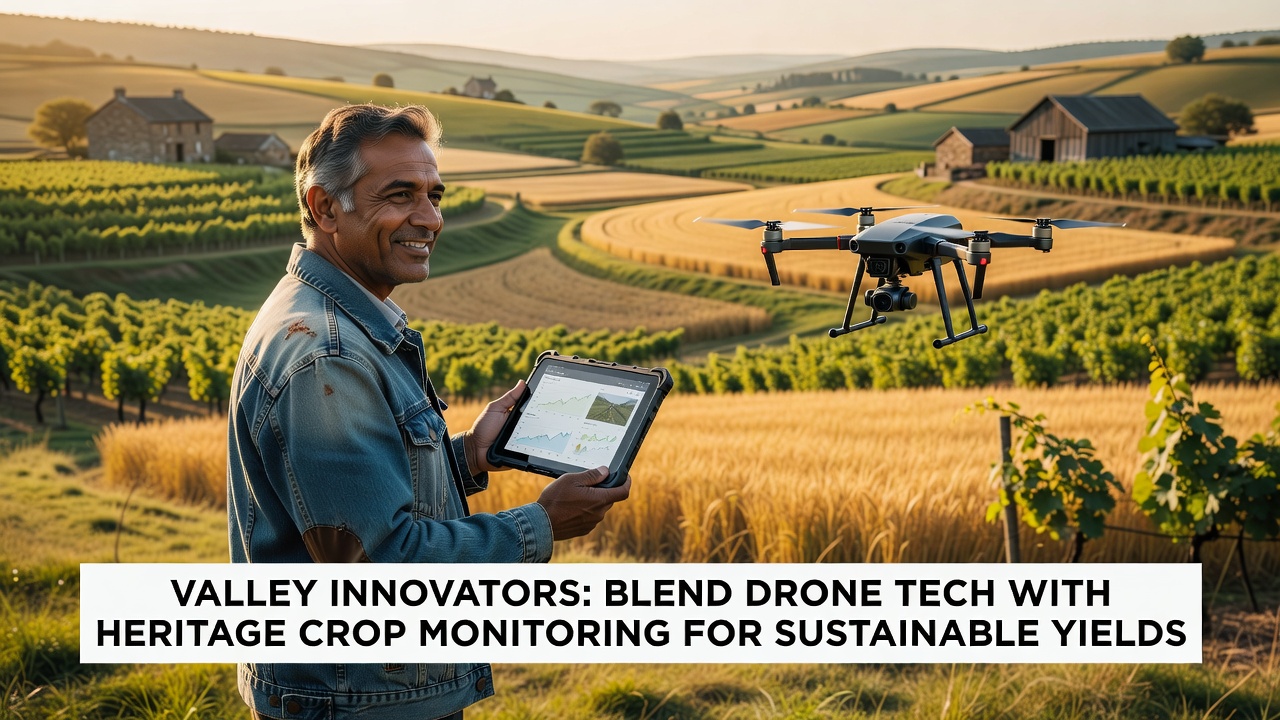 Valley Innovators Blend Drone Tech with Heritage Crop Monitoring for Sustainable Yields